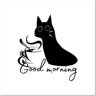 Cat Lover Coffee Lover Posters and Art